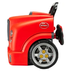 VEVOR Engine Toy, 60 Pieces, Kids Mechanic Car Repair Set with Removable Parts, Lights and Sounds, Steering Wheel and Horn, Kids Mechanic Workshop Set for Toddler Ages 3 Years and Up, Red