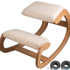 VEVOR Ergonomic Kneeling Chair Heavy Duty Better Posture Kneeling Stool Office Chair Home for Body Shaping Relieveing Stress Meditation Desk Computer Kneeling Stool Chair