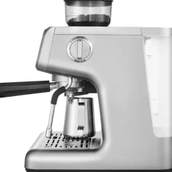 VEVOR Espresso Machine with Grinder, 15 Bar Semi-Automatic Espresso Coffee Maker with Milk Frother Steam Wand, Removable Water Tank & Pressure Gauge for Cappuccino, Latte, Machiato, PID Control System