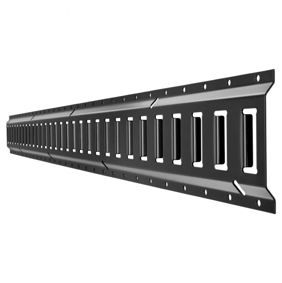 VEVOR E-Track Tie-Down Rail Kit, 8 Pack (5ft+4ft+2ft+1ft) E Track Rails, 36 Pcs Includes 2 Ratchet Straps & 8 O-Rings & 8 Tie-Offs with D-Ring & 2 Single Slots & 16 End Caps, Fit for Vans Trailers