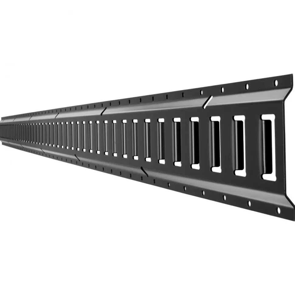 VEVOR E-Track Tie-Down Rail Kit, 4 Pack 7.7 ft E Track Rails, 26 Pcs Includes 2 Ratchet Straps & 8 O-Rings & 8 Tie-Offs with D-Ring & 8 End Caps, Fit for Garages Vans Trailers Motorcycles