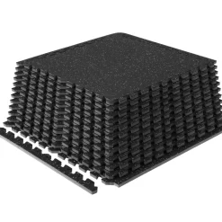 VEVOR EVA Interlocking Foam Floor Mats, 0.56 in Thickened 12 Pcs Puzzle Rubber Tiles, 24 x 24 in Exercise Floor Mat for Workout & Fitness, Heavy Duty Flooring Mats for Home, Gym, Office-48 Sq Ft