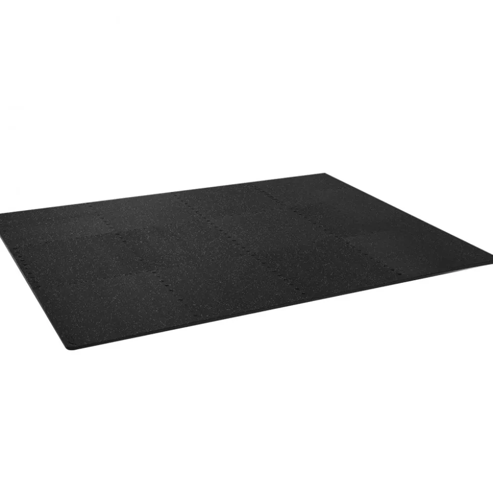 VEVOR EVA Interlocking Foam Floor Mats, 0.56 in Thickened 12 Pcs Puzzle Rubber Tiles, 24 x 24 in Exercise Floor Mat for Workout & Fitness, Heavy Duty Flooring Mats for Home, Gym, Office-48 Sq Ft