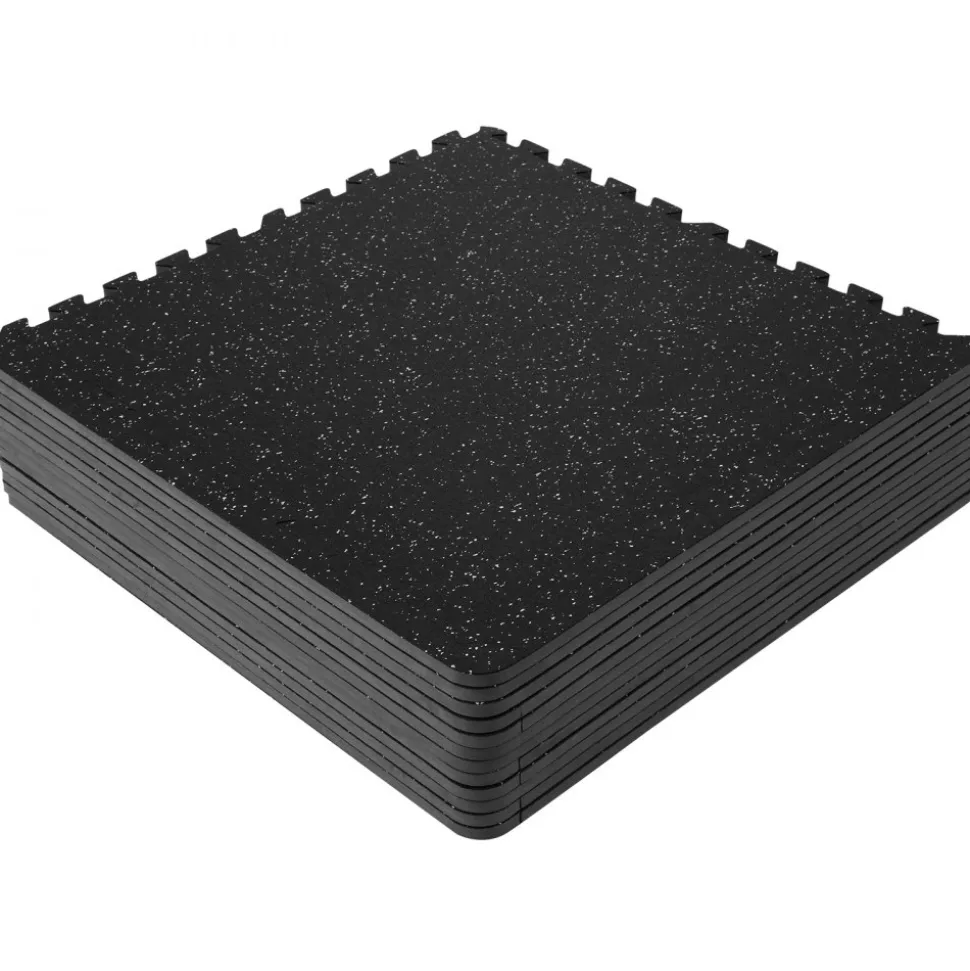 VEVOR EVA Interlocking Foam Floor Mats, 0.56 in Thickened 12 Pcs Puzzle Rubber Tiles, 24 x 24 in Exercise Floor Mat for Workout & Fitness, Heavy Duty Flooring Mats for Home, Gym, Office-48 Sq Ft