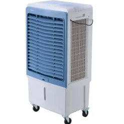 VEVOR Evaporative Air Cooler, 4129 CFM with 12.7 Gallon Water Tank Swamp Cooler, Portable Cooling Fan with Remote Control, 12H Timer, 4 Ice Boxes, Quiet Operation, 3 Wind Speeds for Outdoor Indoor Use