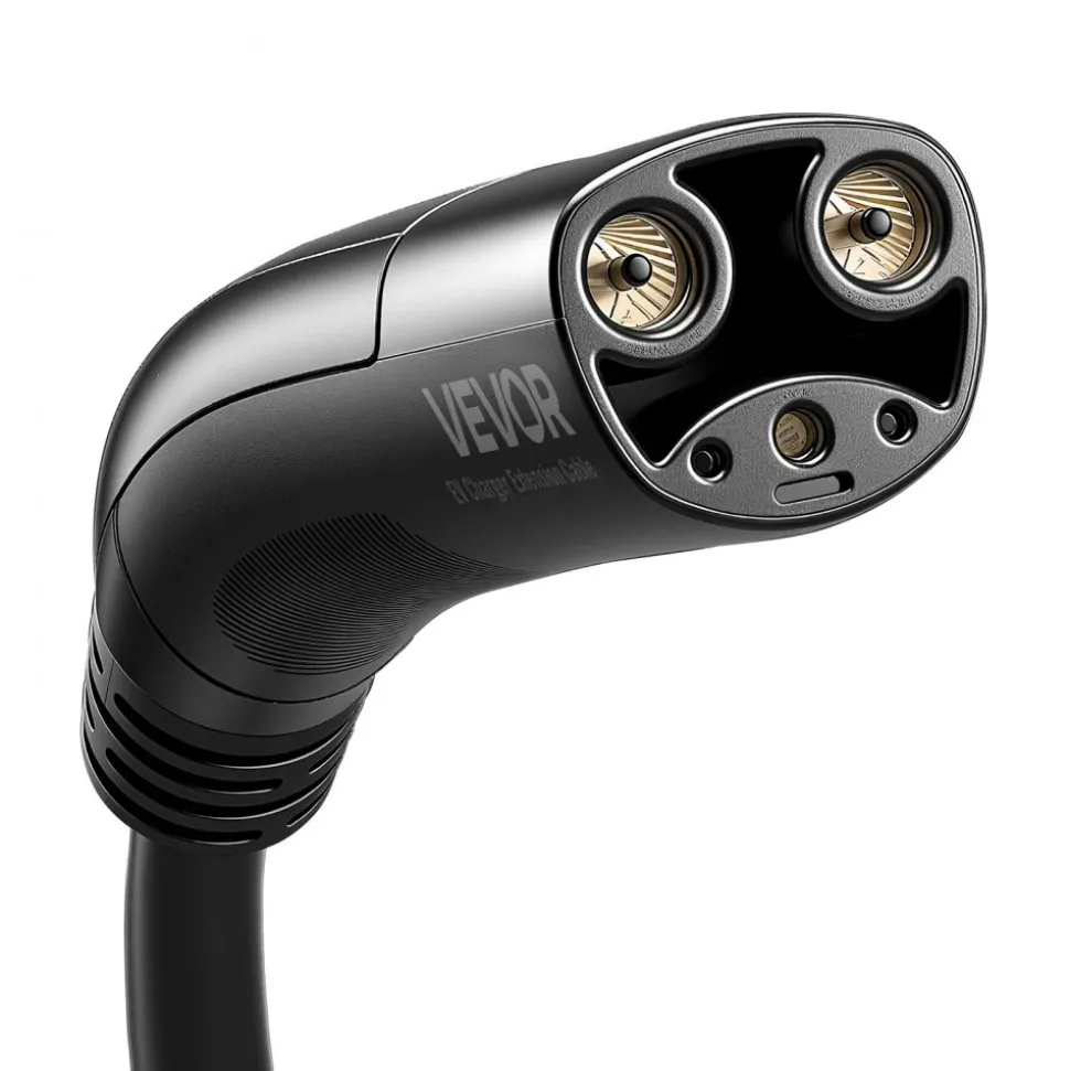 VEVOR EV Charger Extension Cable for Tesla, 48Amp 40 ft Max 240V 11.52 kW with NACS Plug, EV Extension Cord for Level 1/2 Tesla Mobile/Wall Connector/Destination Charger, Model Y/X/3/S, Carrying Bag
