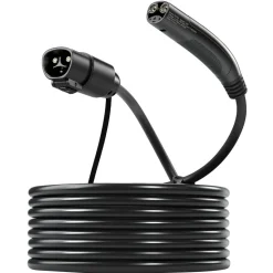VEVOR EV Charger Extension Cable for Tesla, 48Amp 40 ft Max 240V 11.52 kW with NACS Plug, EV Extension Cord for Level 1/2 Tesla Mobile/Wall Connector/Destination Charger, Model Y/X/3/S, Carrying Bag