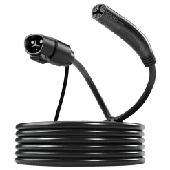 VEVOR EV Charger Extension Cable for Tesla, 48Amp 21 ft Max 240V 11.52 kW with NACS Plug, EV Extension Cord for Level 1/2 Tesla Mobile/Wall Connector/Destination Charger, Model Y/X/3/S, Carrying Bag