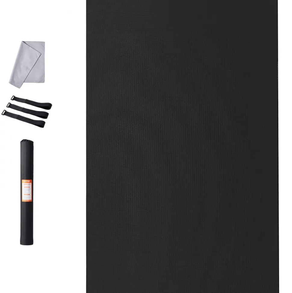 VEVOR Exercise Mat, Non Slip High Density Premium Yoga Mat, Exercise Yoga Mat for Men & Women, Fitness & Exercise Mat with Bag & Carry Strap, for All Types of Home Yoga, Pilate & Floor Workout (8x5ft)