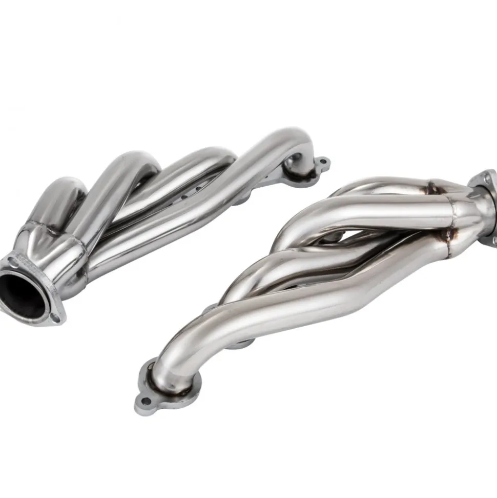 VEVOR Exhaust Header Set 1 3/4" Exhaust Turbo Headers, Stainless Steel Exhaust Manifold Headers, Shorty Engine Conversion LS Swap Exhaust Headers for Chevy LS1 LS2 LS3 LS6 LS10 SUV/Truck Car