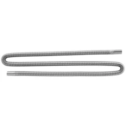 VEVOR Exhaust Hose, 77.95 inch Stainless Steel Exhausts Hose, Diesel Heater Flexible Exhaust Pipe with 2 Hose Clamps, Exhausts Hoses Kit Diesel Heater Accessories for 2KW 5KW 8KW Diesels Heaters