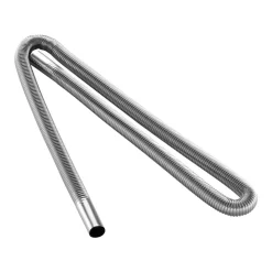 VEVOR Exhaust Hose, 58.7 inch Stainless Steel Exhausts Hose, Diesel Heater Flexible Exhaust Pipe with 2 Hose Clamps, Exhausts Hoses Kit Diesel Heater Accessories for 2KW 5KW 8KW Diesels Heaters