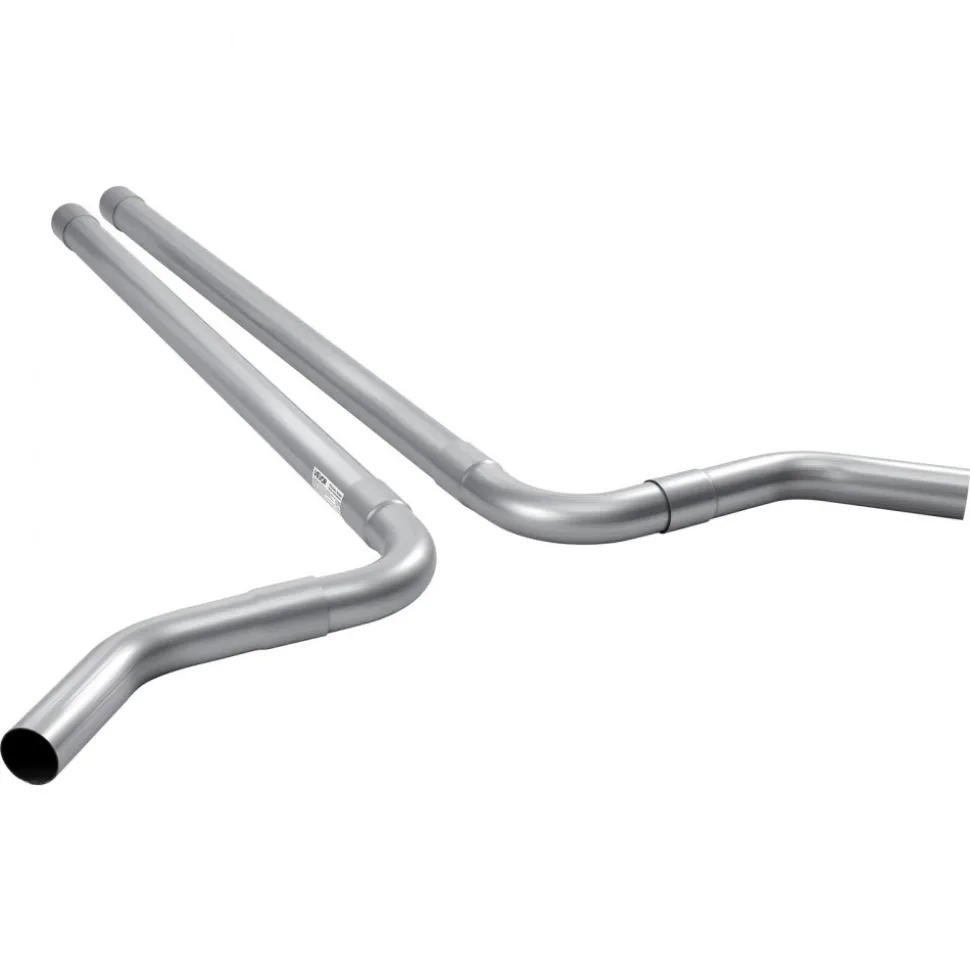 VEVOR Exhaust Pipe, 8 Pcs 2.25 Inch Mild Steel DIY Custom Exhaust Tubing Straight & U-Bend Kit with 90 & 135 Degree Pipes, Galvanized Surface Finish, Universal Fit for Truck, Sedan, Sports Car, SUV