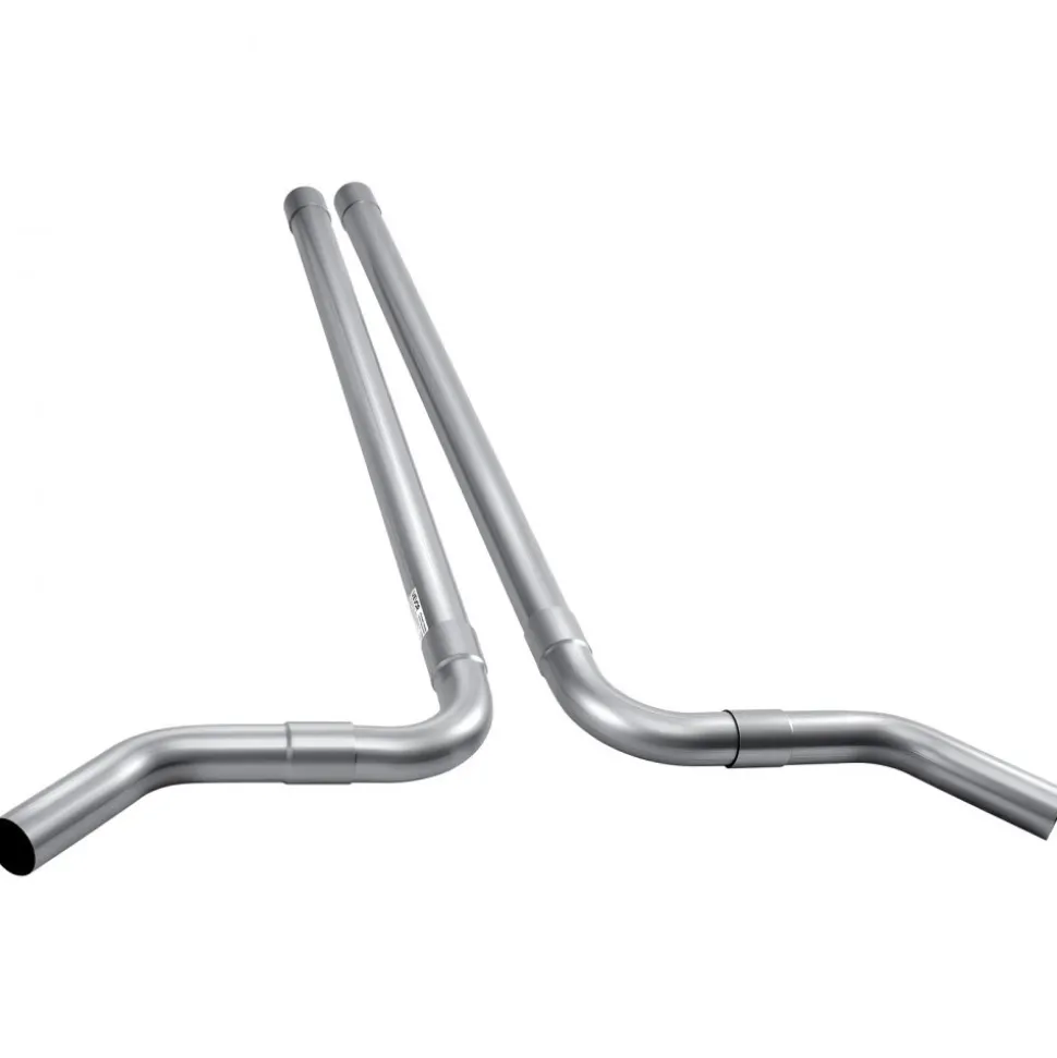 VEVOR Exhaust Pipe, 8 Pcs 2.25 Inch Mild Steel DIY Custom Exhaust Tubing Straight & U-Bend Kit with 90 & 135 Degree Pipes, Galvanized Surface Finish, Universal Fit for Truck, Sedan, Sports Car, SUV