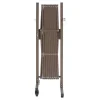 VEVOR Expandable Barricade, 10FT Expandable Safety Barrier, Flexible Mobile Barricade with Locking Casters, Portable Folding Security Gate Metal Traffic Fence for Patio Garden Stairway