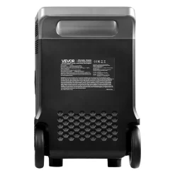 VEVOR Extra Battery for Portable Power Station, 3840Wh LiFePO4 Extra Expansion Battery with 3 Output Ports for Home Use, Outdoor Camping, Road Trips, RVs, Emergencies