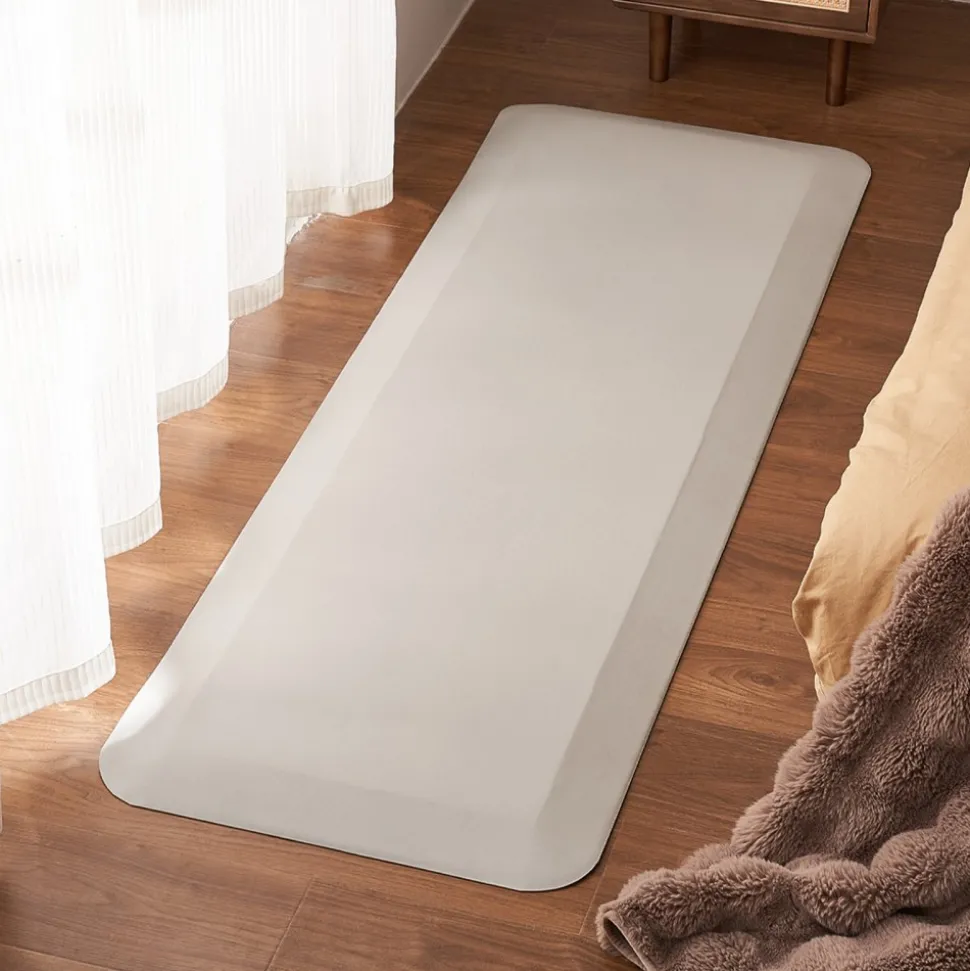 VEVOR Fall Mat for Elderly, 1-inch Thickened Fall Prevention Pad with Beveled Edge, Anti-Slip Bedside Safety Floor Mat for Seniors, Handicaps, Patients (24 x 70 inch)