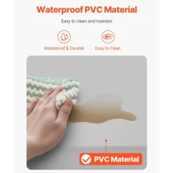 VEVOR Fall Mat for Elderly, 3/4-inch Thickened Fall Prevention Pad with Beveled Edge, Anti-Slip Bedside Safety Floor Mat for Seniors, Handicaps, Patients (24 x 70 inch)