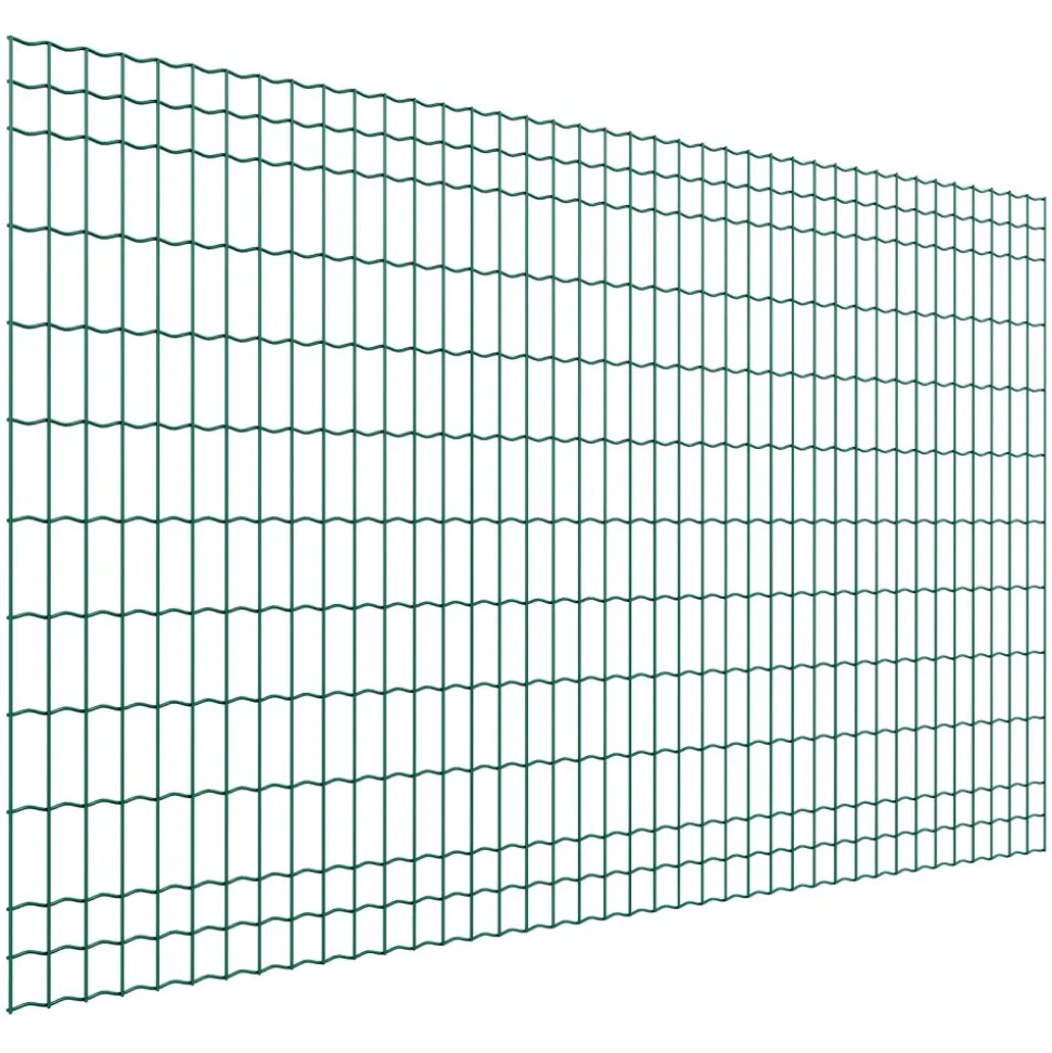 VEVOR Farm Fence, 39 x 984 in, 2 x 4 in Mesh 2.1mm Galvanized Steel Wire Fencing for Cattle, Hog & Sheep, Heavy Duty Vinyl Coated Livestock Fence for Animal Enclosures, Cage Wire, Garden Fences, Green