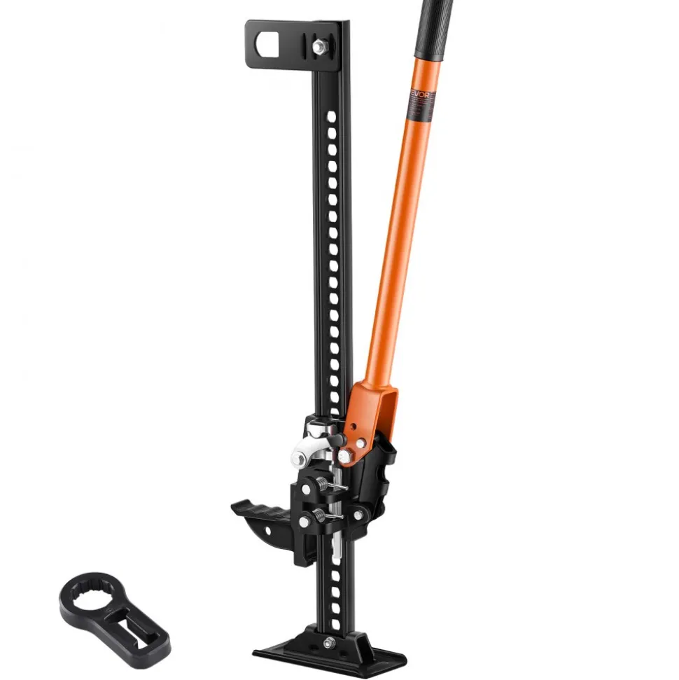 VEVOR Farm Jack, 33" Utility High Lift Farm Jack, 3.18 Ton (7,000 lbs) Capacity Ratcheting Off Road Utility Jacks, Heavy-Duty Lift Jacks with 5.12"-28" Lifting Range for Tractor, Truck, SUV