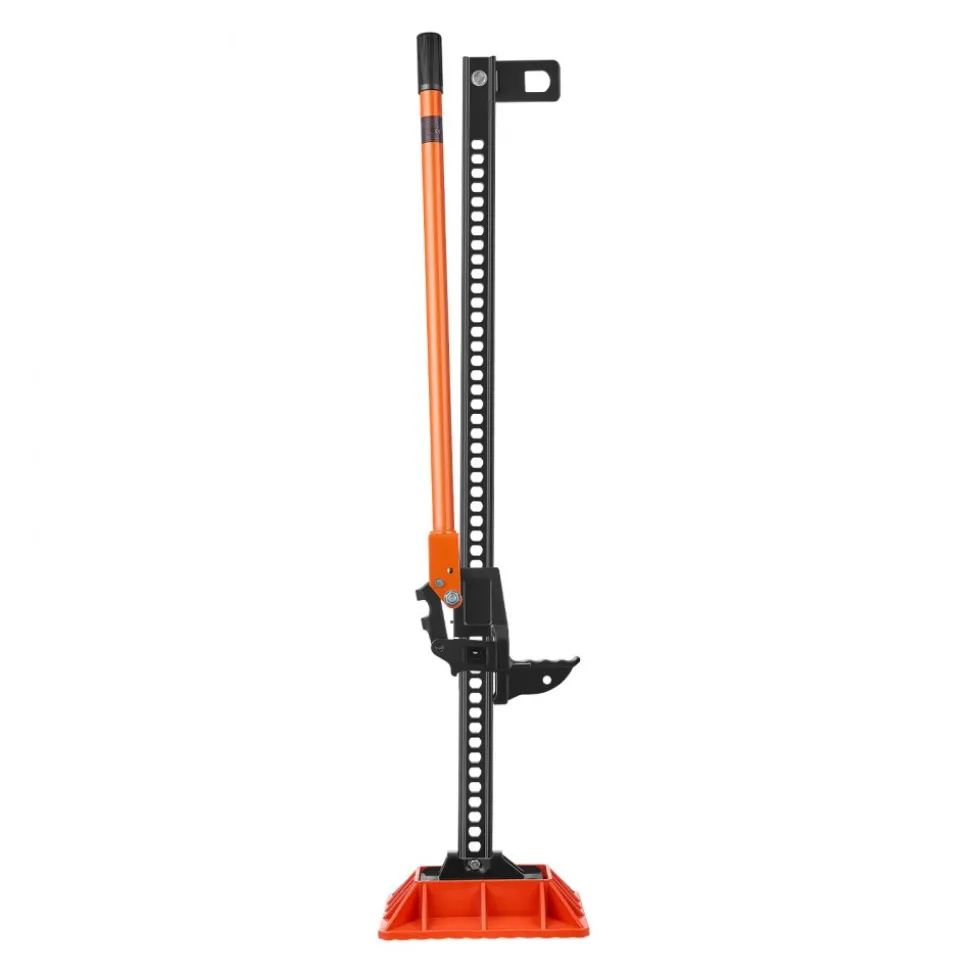VEVOR Farm Jack with Base, 60" Utility High Lift Farm Jack, 3.18 Ton (7,000 lbs) Capacity Ratcheting Off Road Utility Jacks, Heavy-Duty Lift Jacks with 5.12"-54.33" Lifting Range for Tractor, Truck, SUV