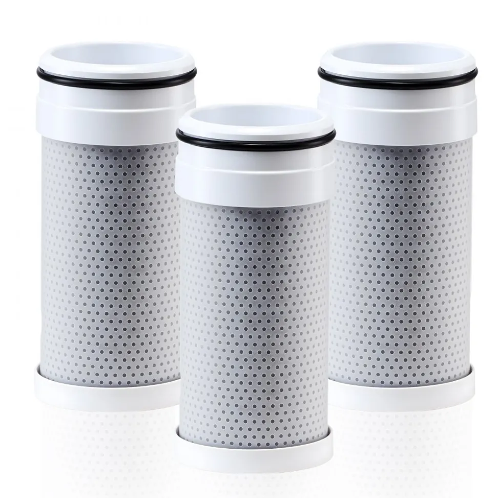 VEVOR Faucet Filter Replacement, 3-Pack Water-Filter Cartridge, 5-Layer High-Efficiency Filtration, 3-Month Value and 317 Gal Lifespan / Filter, Compatible with Models 8807 & 8811 Filtration System