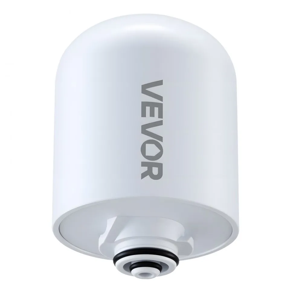 VEVOR Faucet Filter Replacement, 2-Pack Water-Filter Cartridge, 6-Layer High-Efficiency Filtration, 3-Month Value and 211 Gallon Long Lifespan / Filter, Compatible with Model 8627 Filtration System