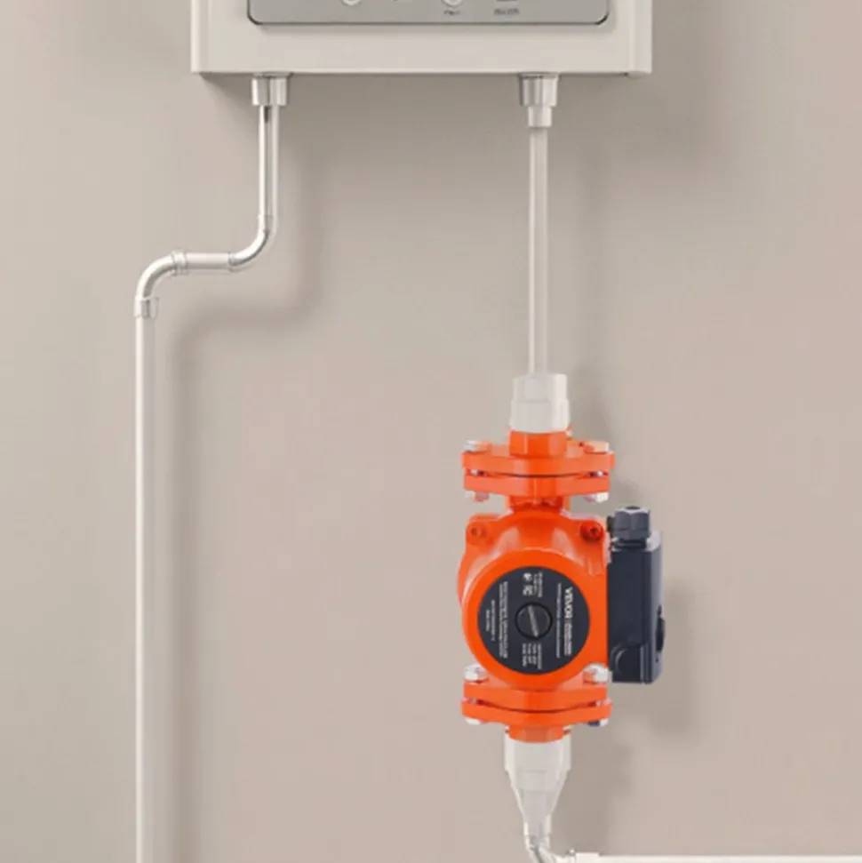 VEVOR F-009-BF5-J Cast Iron Circulator Pump, 17 GPM, AC 120V 35 ft Hot Water Recirculating Circulation Pump, 3/4-Inch Flange Connection, 3-Speed Adjustment, Quiet Operation, for Home Heating System