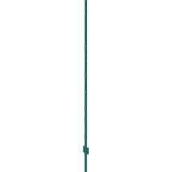 VEVOR 6 Feet Fence Post, 6 Pack U-Channel Heavy Duty Metal Fence Posts, Sturdy Steel Fence Stakes for Garden Yard, Lawn, Farms and Outdoor Wire Fencing, Green