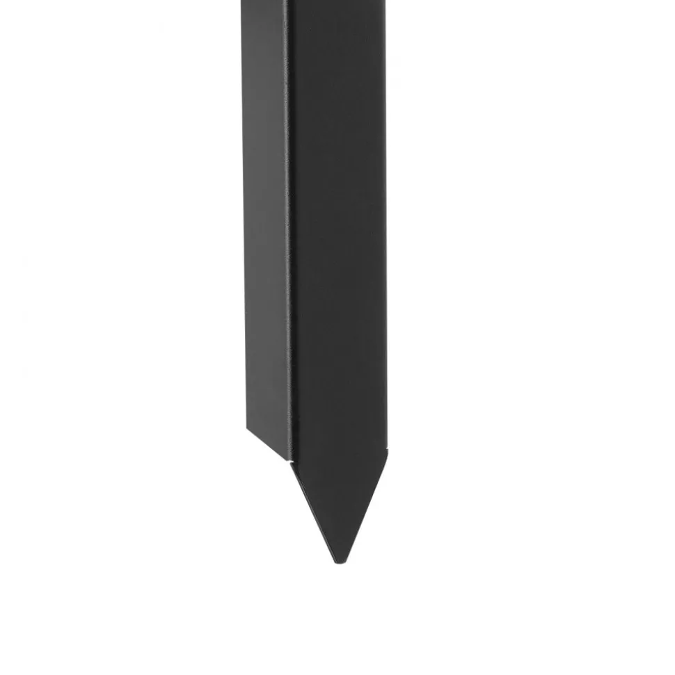 VEVOR Fence Post Anchor Repair Kit, 4 Pack Inner Diameter 2 x2 Inches Heavy Duty Steel Fence Post Support Stakes, Anchor Ground Spike for Repair Tilted, Broken Wood Fence Post