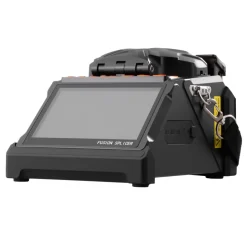 VEVOR Fiber Fusion Splicer 6 Motors, Core & Clad Alignment Fibers Optic Splicer with 6s Fast Splicing and 13s Heating, 5" LCD Screen, 3 in 1 Fiber Holder, 7800mAh Battery for SM MM DS NZDS Fibers