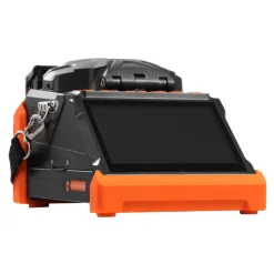 VEVOR Fiber Fusion Splicer 6 Motors, Core & Clad Alignment Fibers Optic Splicer with 6s Fast Splicing and 13s Heating, 5" Touch Screen, 3 in 1 Fiber Holder, 7800mAh Battery for SM MM DS NZDS Fibers