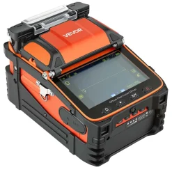 VEVOR Fiber Fusion Splicer 6 Motors, Core Alignment Fiber Optic Splicer 6s Splicing & 13s Heating, Fiber Splicer Machine with 5