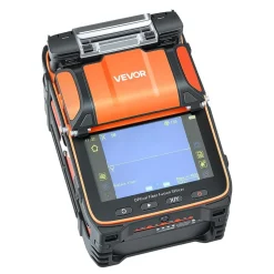 VEVOR Fiber Fusion Splicer 6 Motors, Core Alignment Fiber Optic Splicer 6s Splicing & 13s Heating, Fiber Splicer Machine with 5