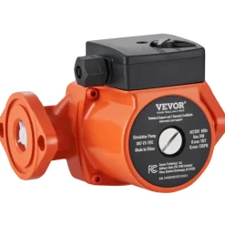 VEVOR 007-F5-7IFC Hot Water Recirculating Pump, 110V, 70W 23 GPM Hot Water Circulation Pump, 1
