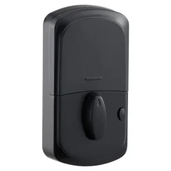 VEVOR Fingerprint Door Lock Set, Electronic Biometric Deadbolt Keyless Entry Door Lock with Handle, Pioneering Easy-Grip Design, Auto Locking, One-Time Code, Anti-Peeking Password, Matte Black