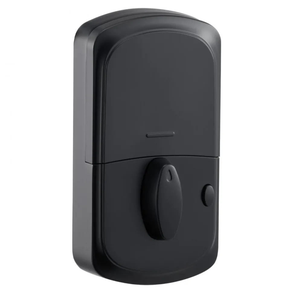 VEVOR Fingerprint Door Lock Set, Electronic Biometric Deadbolt Keyless Entry Door Lock with Handle, Touchscreen, Auto Locking, One-Time Code, Anti-Peeking Password, IC Cards, for Home, Matte Black