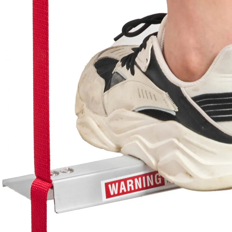 VEVOR Fire Escape Ladder, 2-Story 13FT Retractable Emergency Fire Ladder, Lightweight Aluminum Alloy Safety Escape Ladders with Sturdy Polyester Strap, Anti-Slip Rung & Wide Steps, 1000LBS Max Loading