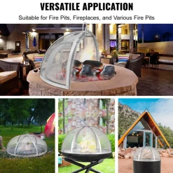 VEVOR Firepit Spark Screen Lid, 30