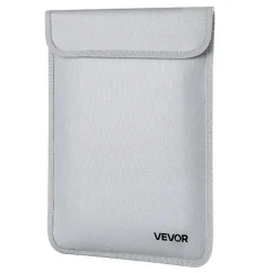 VEVOR Fireproof Document Bag, 2192 ℉ Heat Insulated Fireproof & Waterproof Bag with Smooth Zipper, Portable File Storage Organizer Home Office Travel Use, for Passports, Important Documents, Files