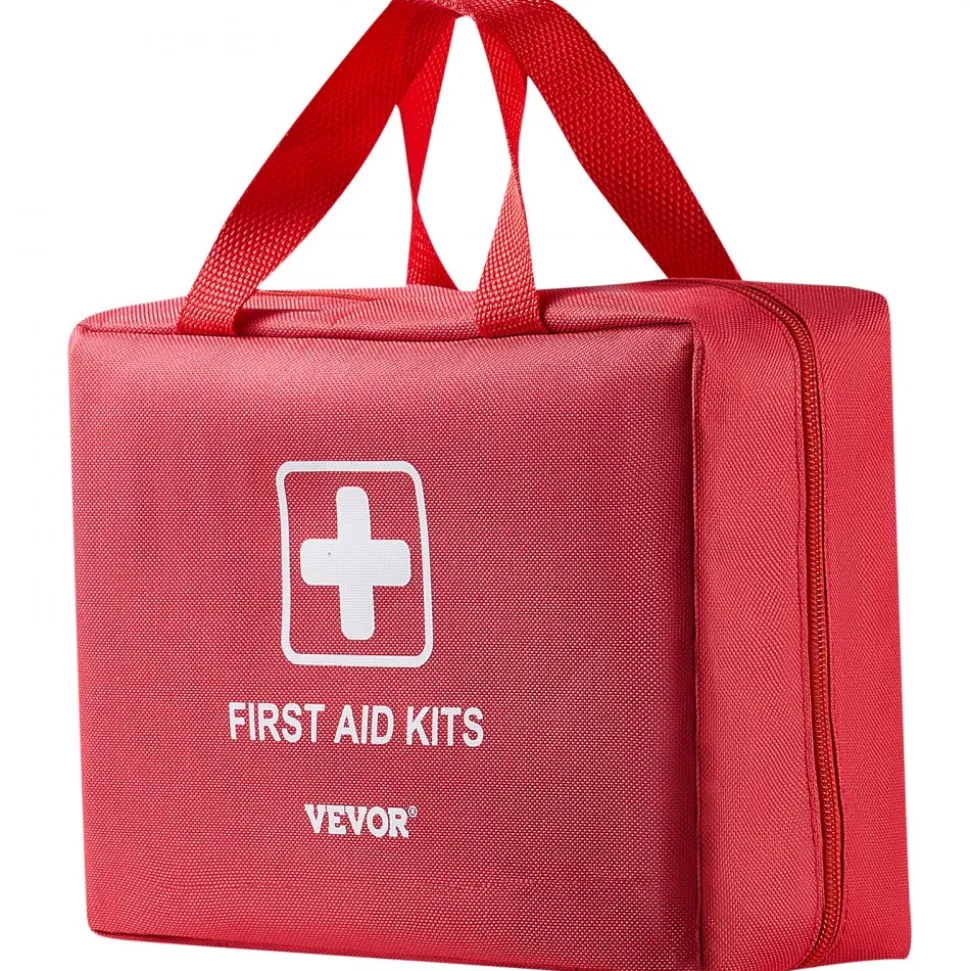 VEVOR First Aid Kit, 420 Pieces, 600D Nylon Large Survival First Aid Bag, Emergency Medical Supplies, for Home, Car, Office, Travel, Camping, Truck, Hiking, Sports, Vehicle and Outdoor Emergencies