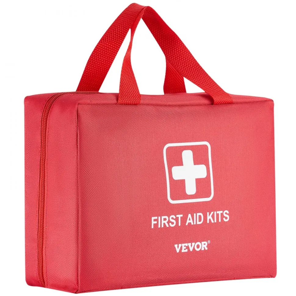VEVOR First Aid Kit, 420 Pieces, 600D Nylon Large Survival First Aid Bag, Emergency Medical Supplies, for Home, Car, Office, Travel, Camping, Truck, Hiking, Sports, Vehicle and Outdoor Emergencies