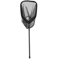 VEVOR Fishing Net, Foldable Landing Nets with Telescopic Handle, Portable Lightweight Carbon Fiber Long Fish Gear, Nylon Covered PVC, Durable and Fish-friendly, for Kayak Boat Bank Pond, Gifts for Men