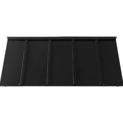 VEVOR Fixed Metal Awning 56 x 24 in, Window Awning Door Canopy, Stable Triangle Steel Frame Awnings for Doors Exterior Rain, and Snow Sunlight Protection for Door Entrance, Windows, Porches, Balconies