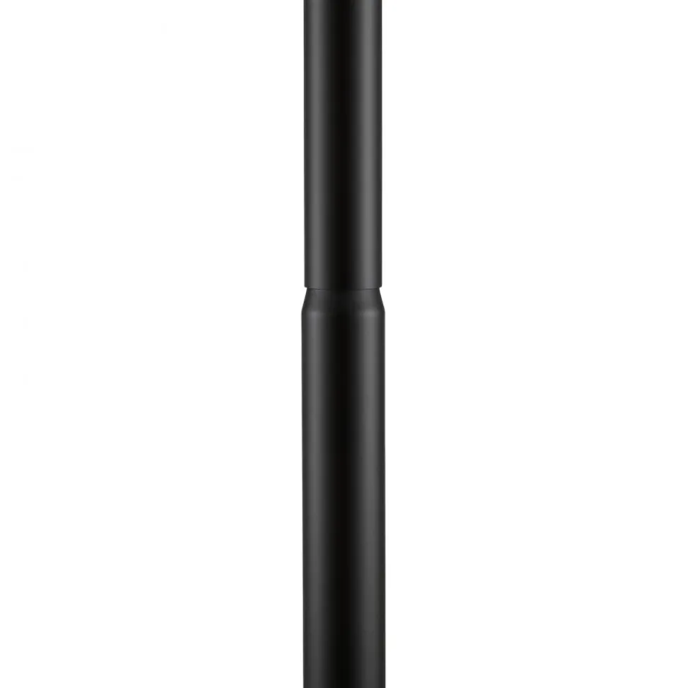 VEVOR Flag Pole, 25ft Heavy Duty Sectional Flagpole Kit with 136 LED Solar Light for Outside House In Ground, Outdoor Aluminum Flagpole with 3x5 American Flag for Yard, Residential, Commercial, Black
