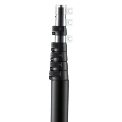 VEVOR Flag Pole, 30ft Heavy Duty Telescopic Flagpole Kit for Outside House In Ground, Extra Thick Outdoor Aluminum Flagpole Kit with 3x5 American Flag for Yard, Residential or Commercial Use, Black