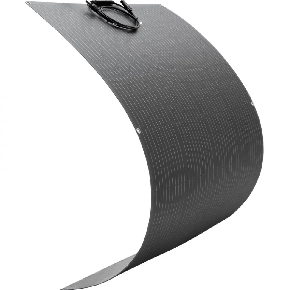 VEVOR Flexible Solar Panel, 200W Semi-Flexible Bendable Monocrystalline Solar Panel, 21.9% Efficiency Mono Off-Grid Charger with MC4 Output, IP67 Waterproof for Marine RV Car Cabin Curved Surfaces