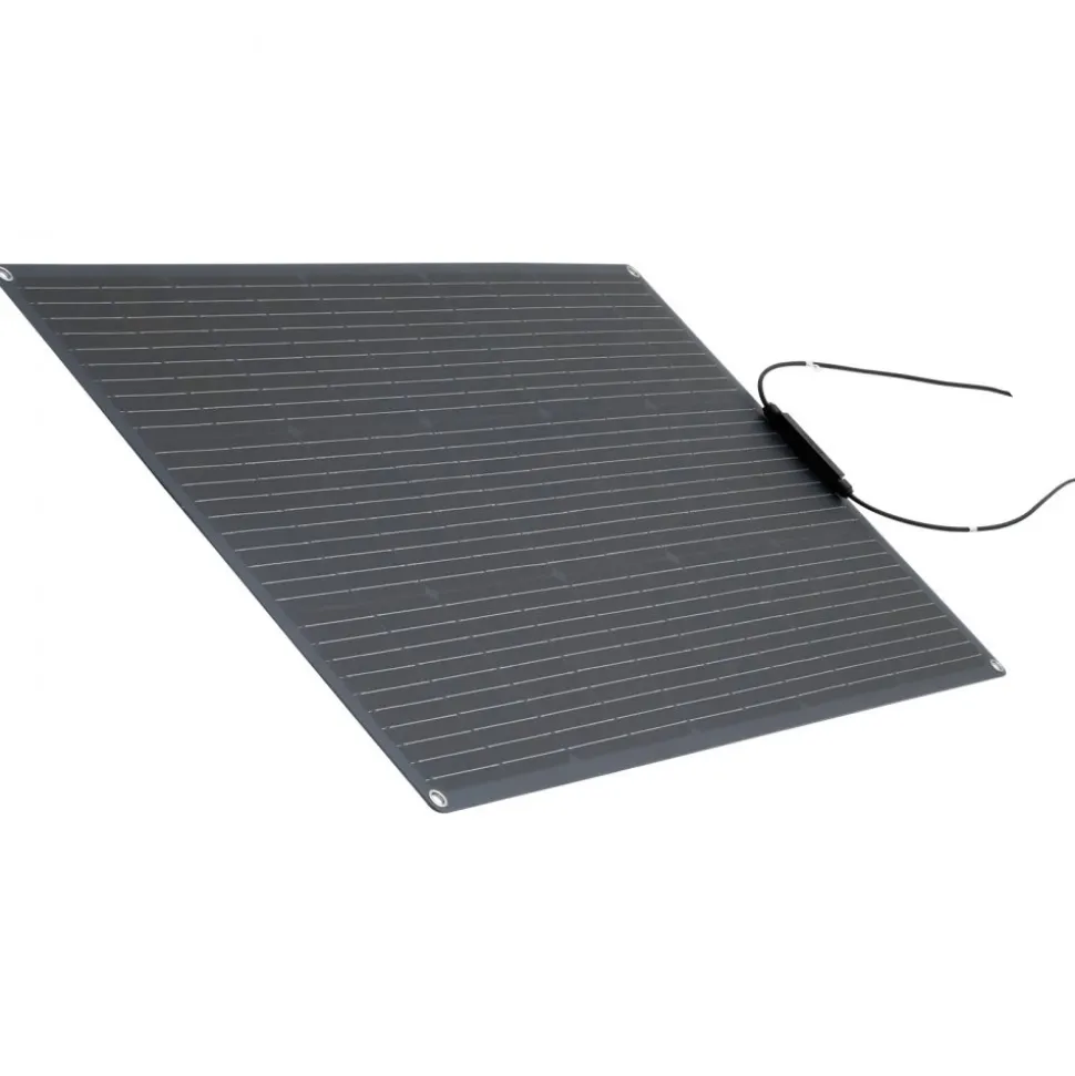 VEVOR Flexible Solar Panel, 100W Semi-Flexible Bendable Monocrystalline Solar Panel, 23% Efficiency Mono Off-Grid Charger with MC4 Output, IP67 Waterproof for Marine RV Car Cabin Curved Surfaces