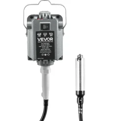 VEVOR Flex Shaft Grinder, 1000W 30000RPM Electric Flex Shaft Rotary Tool, Foot-Pedal Control Hanging Carver Grinder with 74PCS Accessory Kit for Sanding Buffing Polishing Cutting
