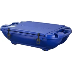 VEVOR Floating Cooler, 40 QT Floating Ice Chest with Dry Storage & Tow Rope, Premium LLDPE Amphibious Drink Cooler for Water & Land, Smooth Stable Cruiser on Lake, River, Pool, Beach, Kayak, Deep Blue